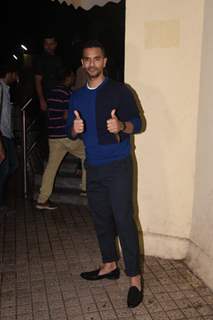 Angad Bedi at the special screening of The Zoya Factor!