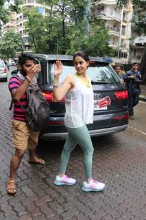 Genelia Deshmukh snapped after gym!