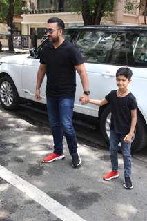 Raj Kundra snapped around the town!