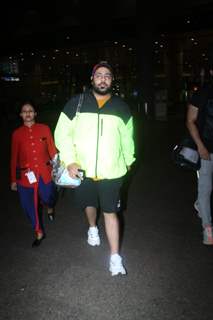 Badshah snapped at Mumbai airport!