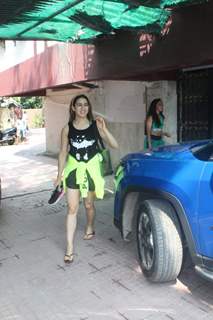 Sara Ali Khan snapped outside gym!