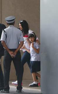 Aishwarya Rai Bachchan and Aaradhya Bachchan snapped around the town!