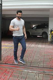 John Abraham snapped around the town!