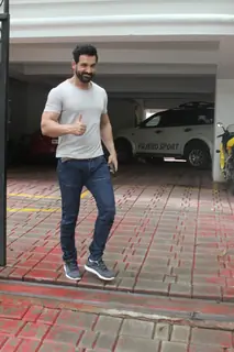 John Abraham snapped around the town!