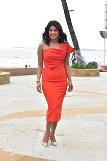 Priyanka Chopra and Farhan Akhtar at the promotions of The Sky is Pink!