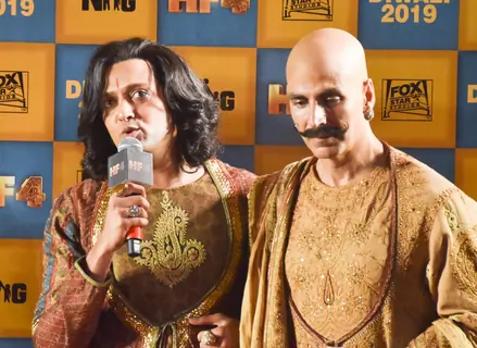 Riteish Deshmukh and Akshay Kumar at Housefull 4’s trailer launch
