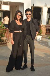 Farhan Akhtar and Priyanka Chopra snapped at the promotions of The Sky is Pink!