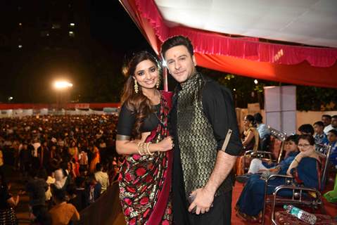 Jia Shankar and Karan Suchak at Tirangaa Dandiya Night