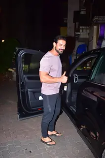 John Abraham snapped around the town!