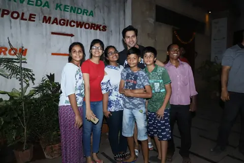 Varun Dhawan was snapped around the town