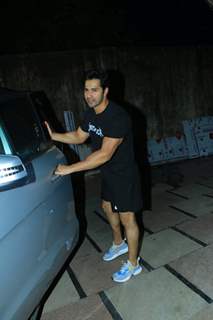 Varun Dhawan was snapped around the town