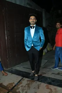 Aparshakti Khurrana was snapped around the town
