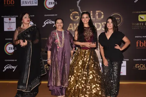 Celebrities attend the 12th Gold Award!