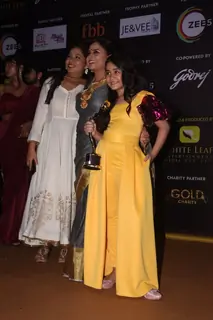 Celebrities attend the 12th Gold Award!