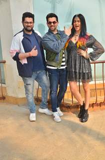 Neil Nitin Mukesh and Adah Sharma at the promotions of Bypass Road!
