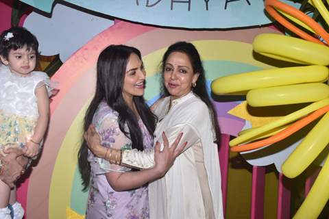Esha Deol and Hema Malini at Radhya Takhtani's birthday bash!