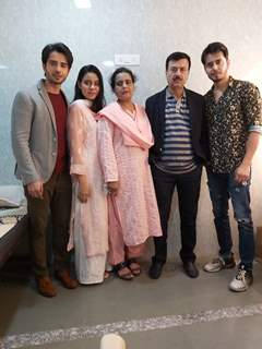 Zaan Khan with his family
