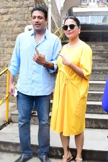 Lara Dutta casts her vote