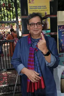 Subhash Ghai casts his vote
