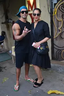 Karan Singh Grover and Bipasha Basu snapped around the town!