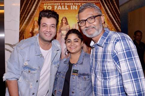 Varun Sharma, Ashwiny Iyer Tiwari and Nitesh Tiwari snapped at Housefull 4's special screening