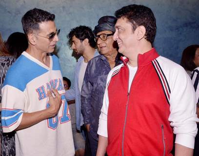 Akshay Kumar, Ranjeet and Sajid Nadiadwala snapped at Housefull 4's special screening