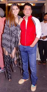 Sajid Nadiadwala and Kriti Sanon snapped at Housefull 4's special screening