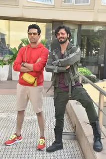 Vidyut Jammwal and Gulshan Devaiah at the promotions of Commando 3!