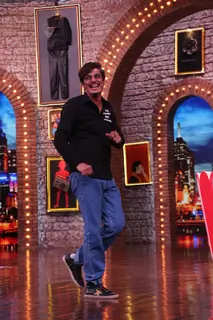 Ananya Panday and Chunky Panday on the sets of Movie Masti with Maniesh Paul