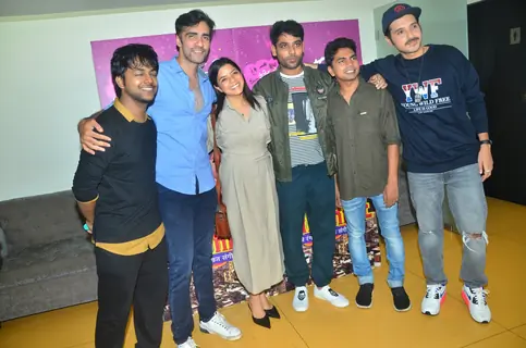 The cast of Kanpuriye at the screening