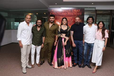 Ashutosh Gowariker, Arjun Kapoor, Kriti Sanon, Sanjay Dutt and Sunita Gowariker attend Panipat's trailer launch along with Ajay-Atul!