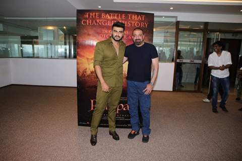 Arjun Kapoor and Sanjay Dutt attend Panipat's trailer launch!
