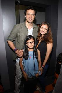 Rajniesh Duggal with wife and daughter