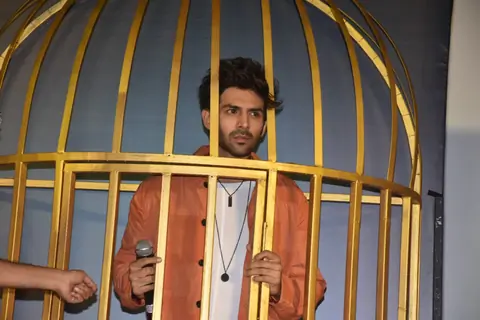 Kartik Aaryan at the trailer launch of Pati Patni Aur Woh