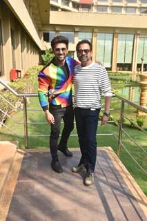 Pulkit Samrat and Anees Bazmee spotted during the promotions of Pagalpanti
