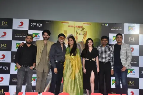 Vardhan Puri & Shivaleeka Oberoi at the trailer launch of Yeh Saali Aashiqui!