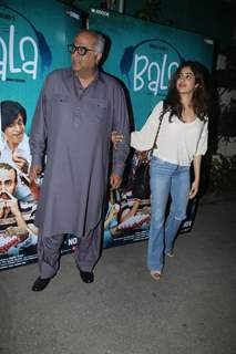 Janhvi Kapoor and Boney Kapoor