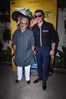 Aditya Pancholi with Sanjay Leela Bhansali