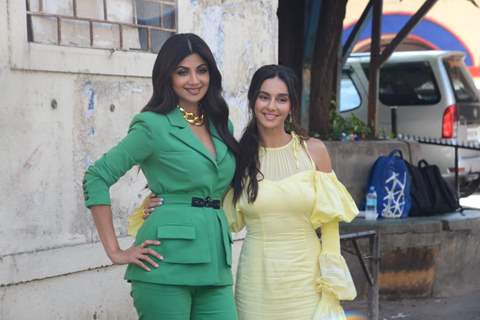 Shilpa Shetty and Shibani Dandekar