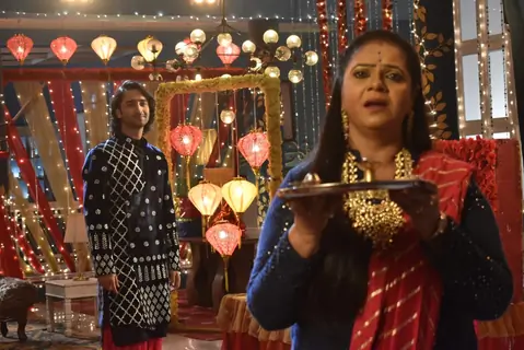 Shaheer Sheikh and Rupal Patel