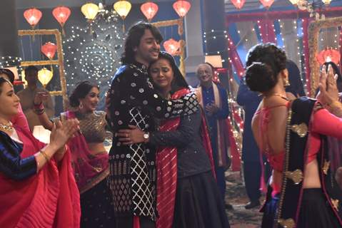 Shaheer Sheikh and Rupal Patel