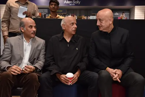 Anupam Kher, Sooraj Barjatya and Mahesh Bhatt
