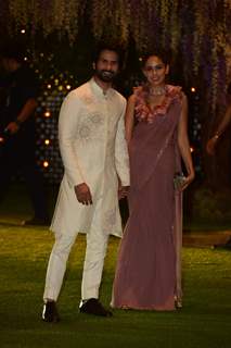 Shahid Kapoor and Mira Rajput Kapoor attend Pre-wedding bash at Ambani’s 