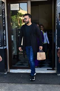 Raj Kundra papped around the town