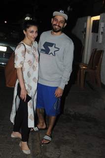 Soha Ali Khan and Kunal Kemmu papped around the town