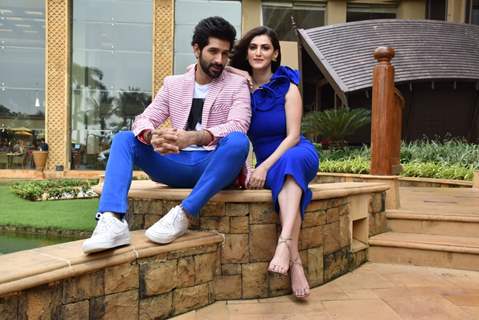 Vardhan Puri and Shivaleeka Oberoi promote their upcoming movie Yeh Saali Aashiqui