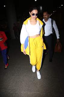 Deepika Padukone snapped at the airport