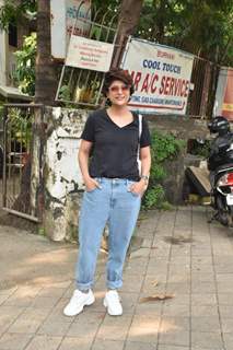 Tahira Kashyap snapped around the town