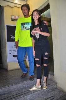 Ananya Panday and Chunky Panday snapped around the town