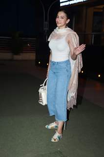 Gauahar Khan snapped around the town